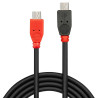 Cable Micro USB LINDY 31758 50 cm Black