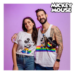 Short Sleeve T-Shirt Disney Pride White