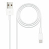 Lightning Cable NANOCABLE 10.10.0402 (1 m) White 2 m (1 Unit)