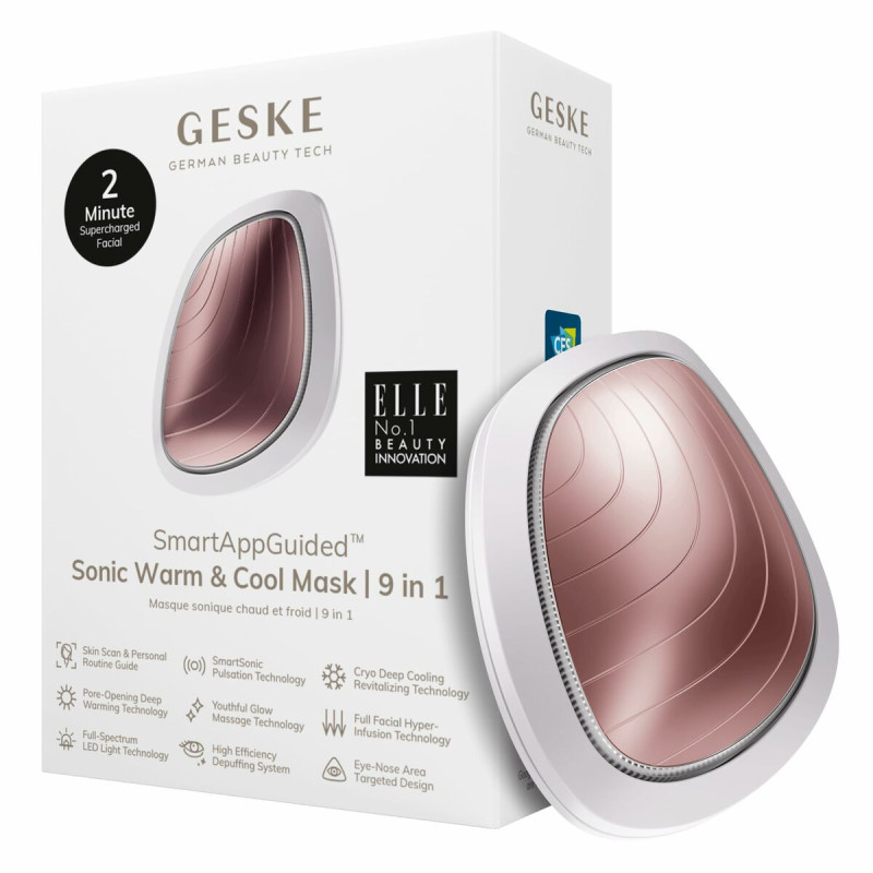 Cleansing Facial Brush Geske SmartAppGuided 9-in-1