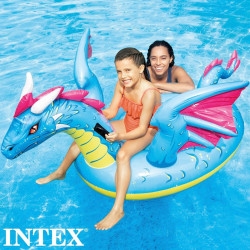 Inflatable pool figure Intex Dragon 201 x 95,5 x 191 cm (4 Units)