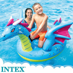 Inflatable pool figure Intex Dragon 201 x 95,5 x 191 cm (4 Units)