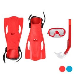 Diving Goggles with Snorkle and Fins Adults