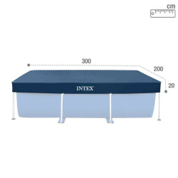 Swimming Pool Cover Intex 28038 300 x 20 x 200 cm