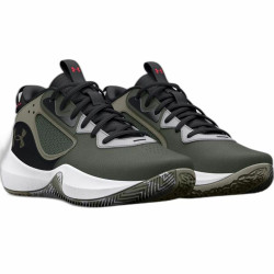 Basketball Shoes for Adults Under Armour  Lockdown 6 Olive