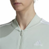 Women's Tracksuit Adidas Essentials 3 Stripes Light Green