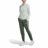 Women's Tracksuit Adidas Essentials 3 Stripes Light Green