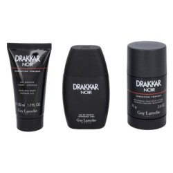 Men's Perfume Set Guy Laroche EDT Drakkar Noir 3 Pieces