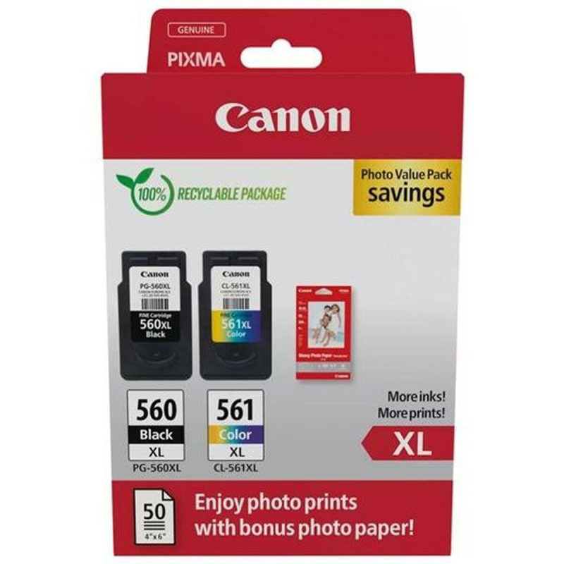 Original Ink Cartridge Canon Multicolour (2 Units)