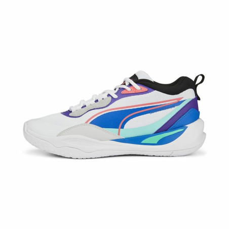 Basketball Shoes for Adults Puma Playmaker Pro White