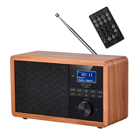 Radio Adler AD 1184 Black Wood