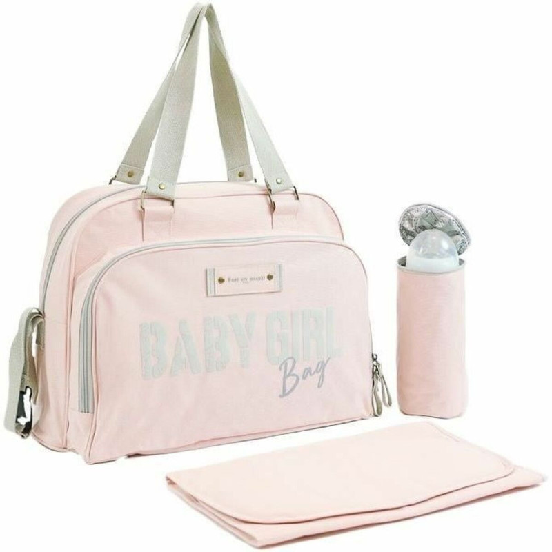 Diaper Changing Bag Baby on Board Simply Babybag Pink