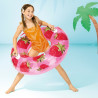 Inflatable Floating Doughnut Intex Tropical Fruits Ø 107 cm (12 Units)