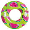 Inflatable Floating Doughnut Intex Tropical Fruits Ø 107 cm (12 Units)