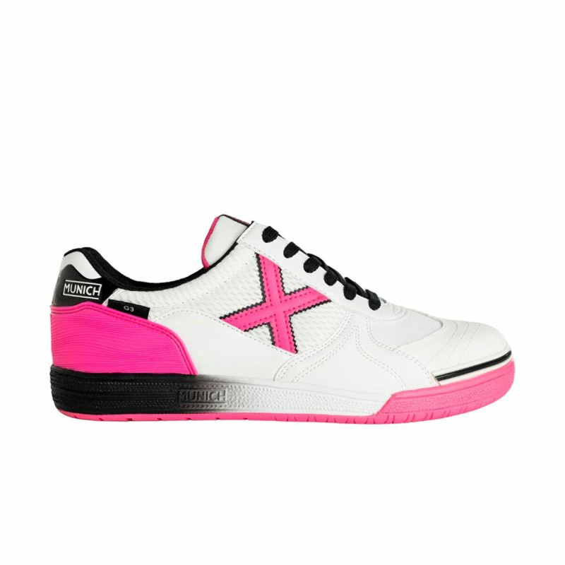 Adult's Indoor Football Shoes Munich G-3 Indoor 382 Men Fuchsia