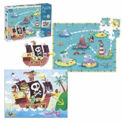 Child's Puzzle Diset XXL Pirate Ship 48 Pieces