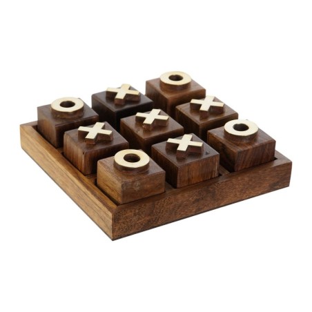 Three-in-a-Row Game Home ESPRIT 13 x 13 x 4 cm