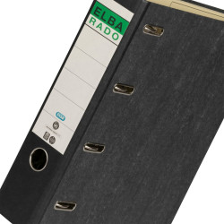 Lever Arch File Elba Black A4