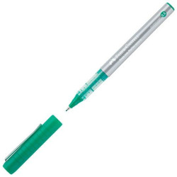 Liquid ink pen Faber-Castell Roller Free Ink Green 0,5 mm (12 Units)