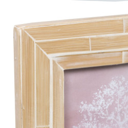 Photo frame Beige Bamboo MDF Wood 17 x 1 x 22 cm