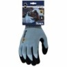 Work Gloves JUBA K-Rock Black Blue Touchpad Fibre Nitrile