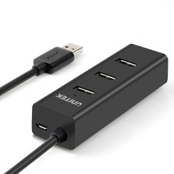 4-Port USB Hub Unitek Y-3089 Black