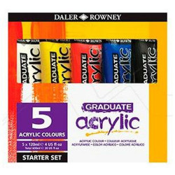 Acrylic paint Daler Rowney Multicolour 5 Pieces 120 ml