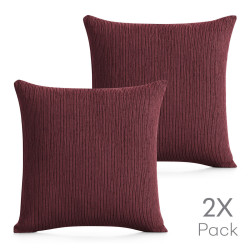 Cushion cover Eysa MID Burgundy 45 x 45 cm