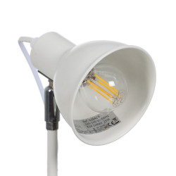 Desk lamp White Iron 25 W 220-240 V 15 x 14,5 x 36,5 cm