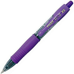 Roller Pen Pilot G-2 XS Retractable Violet 0,4 mm (12 Units)