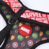 Dog Harness Marvel XXS/XS Red