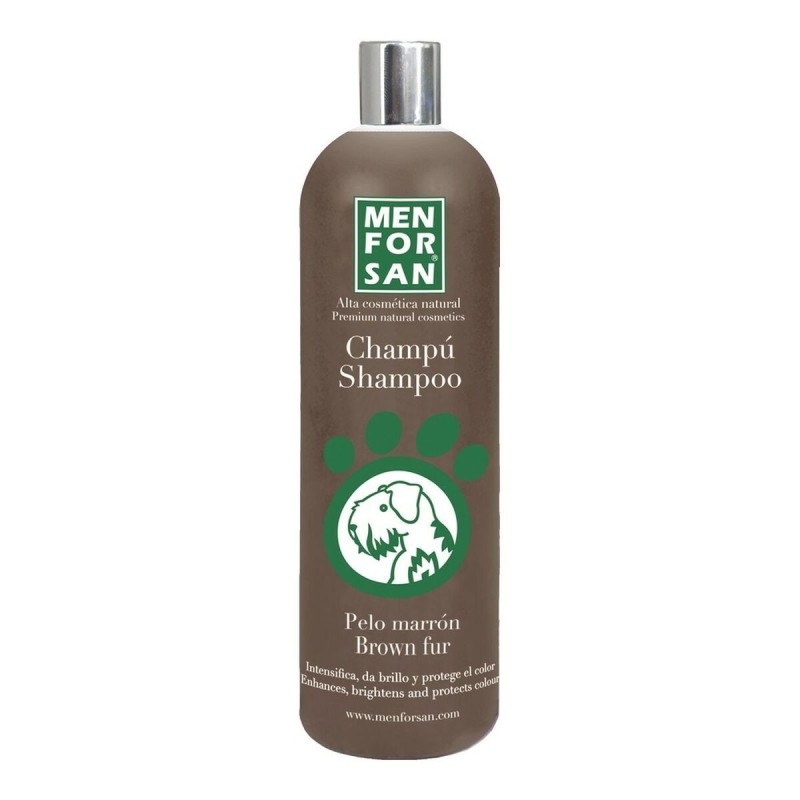 Pet shampoo Menforsan 1 L Dog Chestnut hair