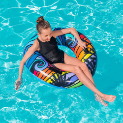 Inflatable Pool Float Bestway Ø 91 cm Multicolour