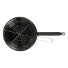 Frying pan with basket Vaello Black Enamelled Steel (Ø 24 cm)