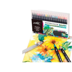 Set of Felt Tip Pens Alex Bog Deluxe Brush Acuarelable 20 Pieces