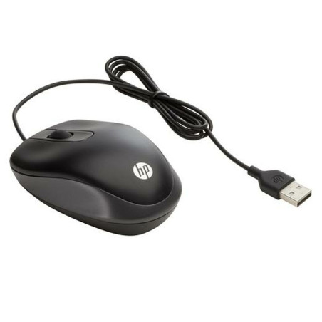 Mouse HP Ratón de viaje USB Black