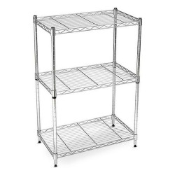 Shelves Confortime 3 levels Chromed (50 x 30 x 70 cm)