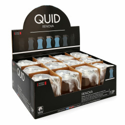 Sugar Bowl Quid Renova Transparent Glass 210 ml (12 Units) (Pack 12x)