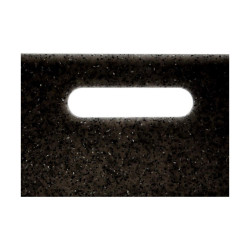 Cutting board 5five 2 Pieces Black polypropylene