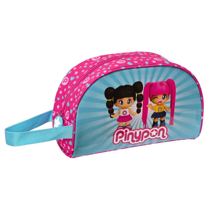 Travel Vanity Case Pinypon Blue Pink Polyester 300D 26 x 16 x 9 cm