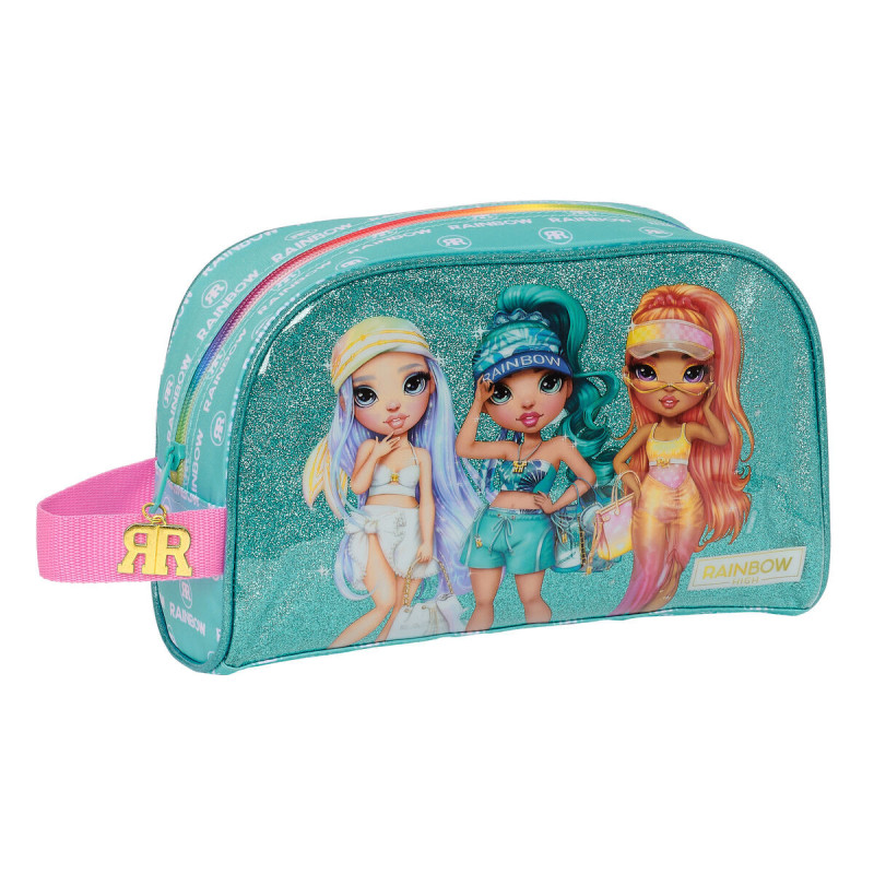 School Toilet Bag Rainbow High Paradise Turquoise 26 x 16 x 9 cm