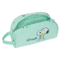 School Toilet Bag Snoopy Groovy Green 26 x 16 x 9 cm