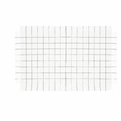 Table Mat Bidasoa Ikonic White PVC (47,5 x 29,5 cm) (Pack 12x)