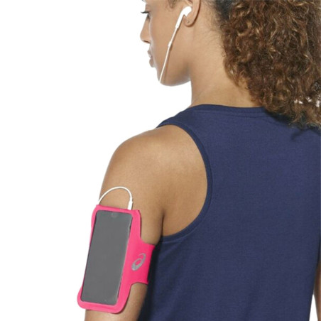 Sports Armband with Headphone Output Asics MP3 Arm Tube Pink