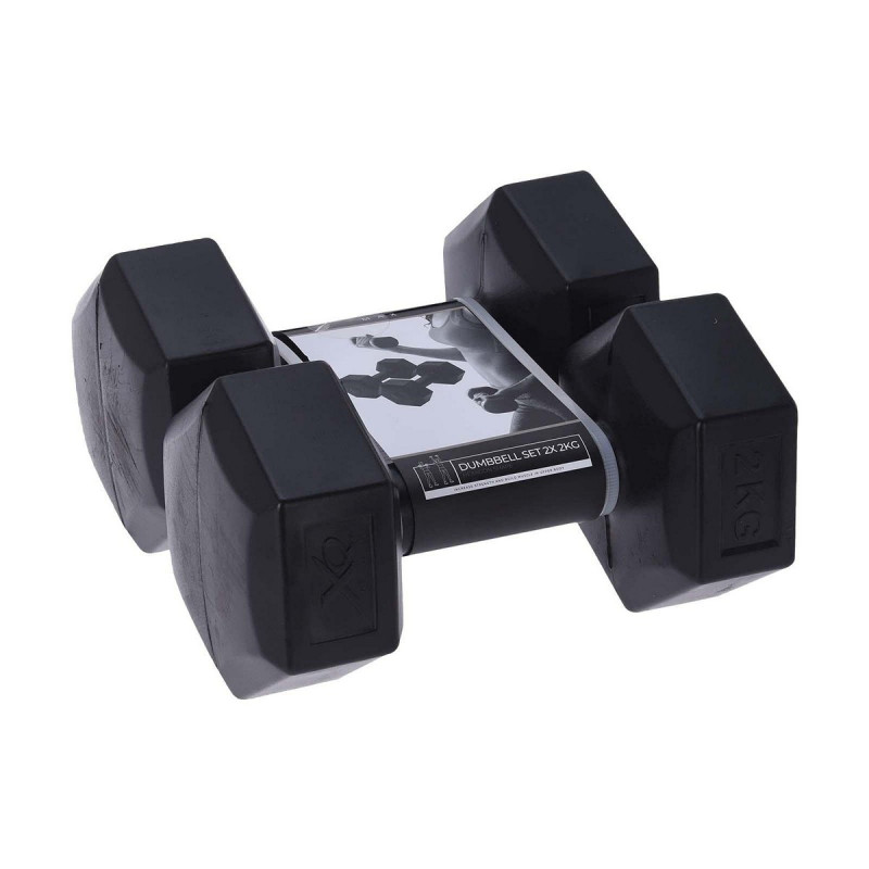 Dumbbells XQ Max Black 2 Kg 2 Units