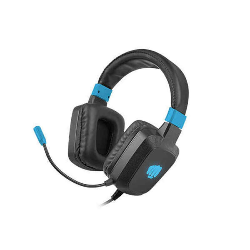 Headphones with Microphone Natec NFU-1584 Black Blue