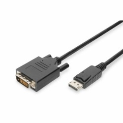 DisplayPort to DVI Cable Digitus AK-340301-020-S Black 2 m