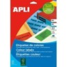 Printer Labels Apli Yellow 20 Sheets 210 x 297 mm