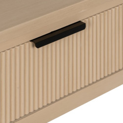 Console Natural Pine MDF Wood 90 x 30 x 81 cm