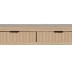 Console Natural Pine MDF Wood 90 x 30 x 81 cm